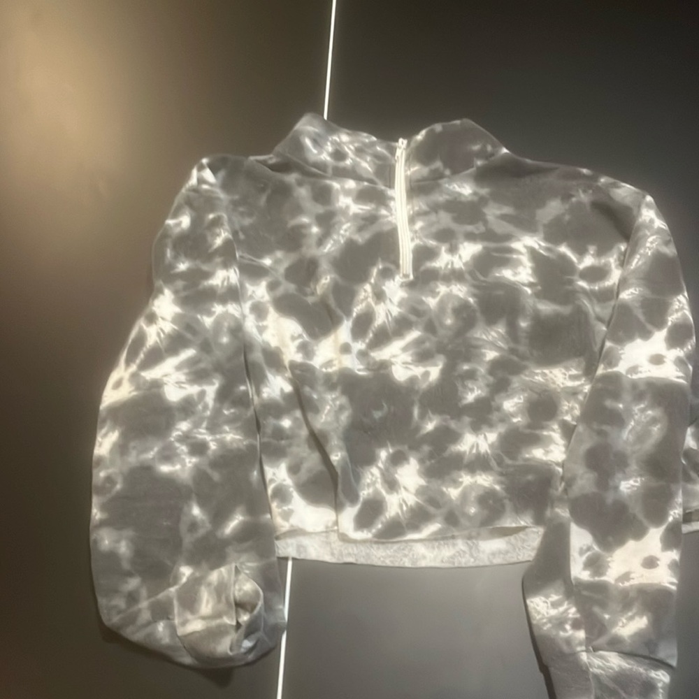 tie dye cropped jacket